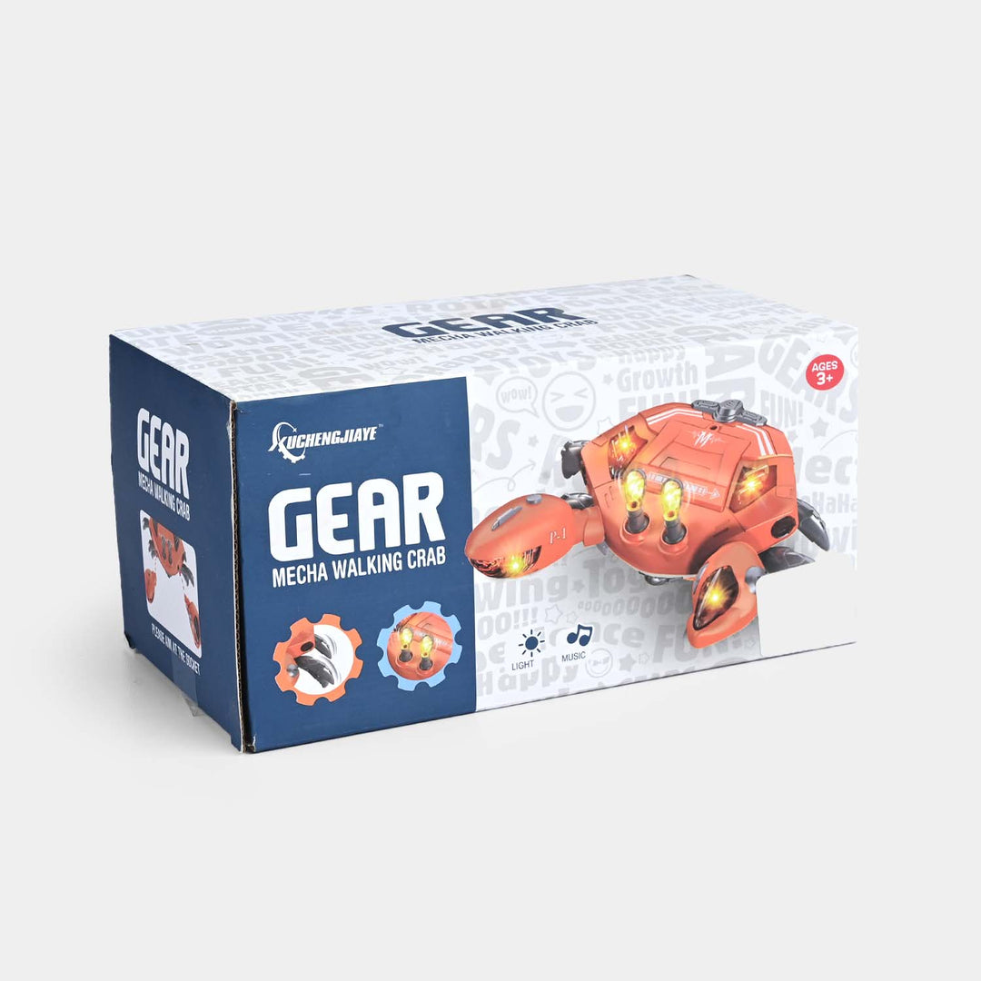 Musical Crawling Crab Toy With Light & Sound