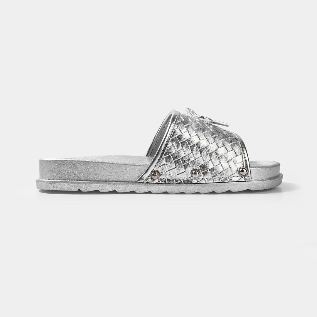 Girls Slide 11-112-SILVER