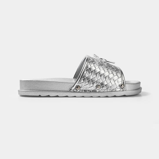 Girls Slide 11-112-SILVER