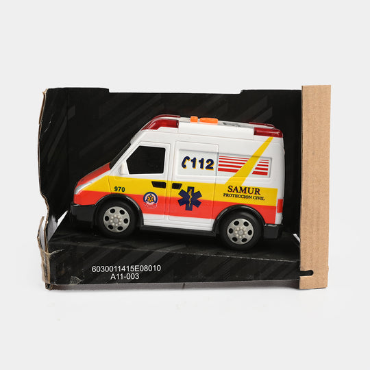 Emergency Vehicle Toy with Light and Sount for Kids
