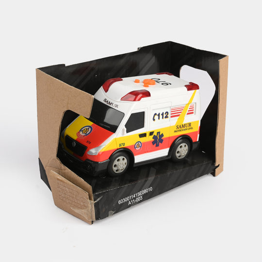 Emergency Vehicle Toy with Light and Sount for Kids