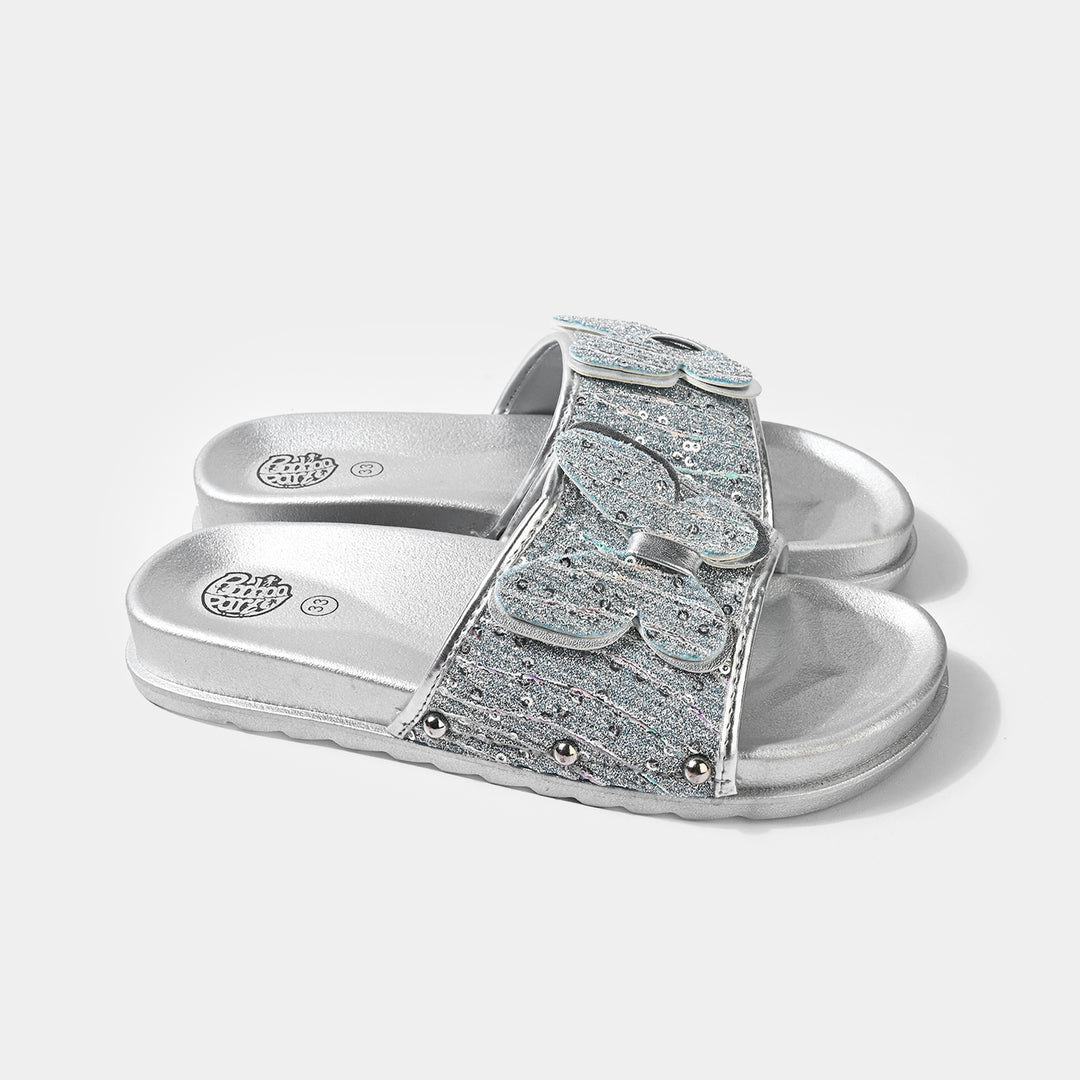 Girls Slide 11-113-Silver