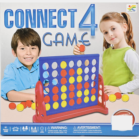 Connect 4 Game – Classic Strategy Puzzle for Kids & Families