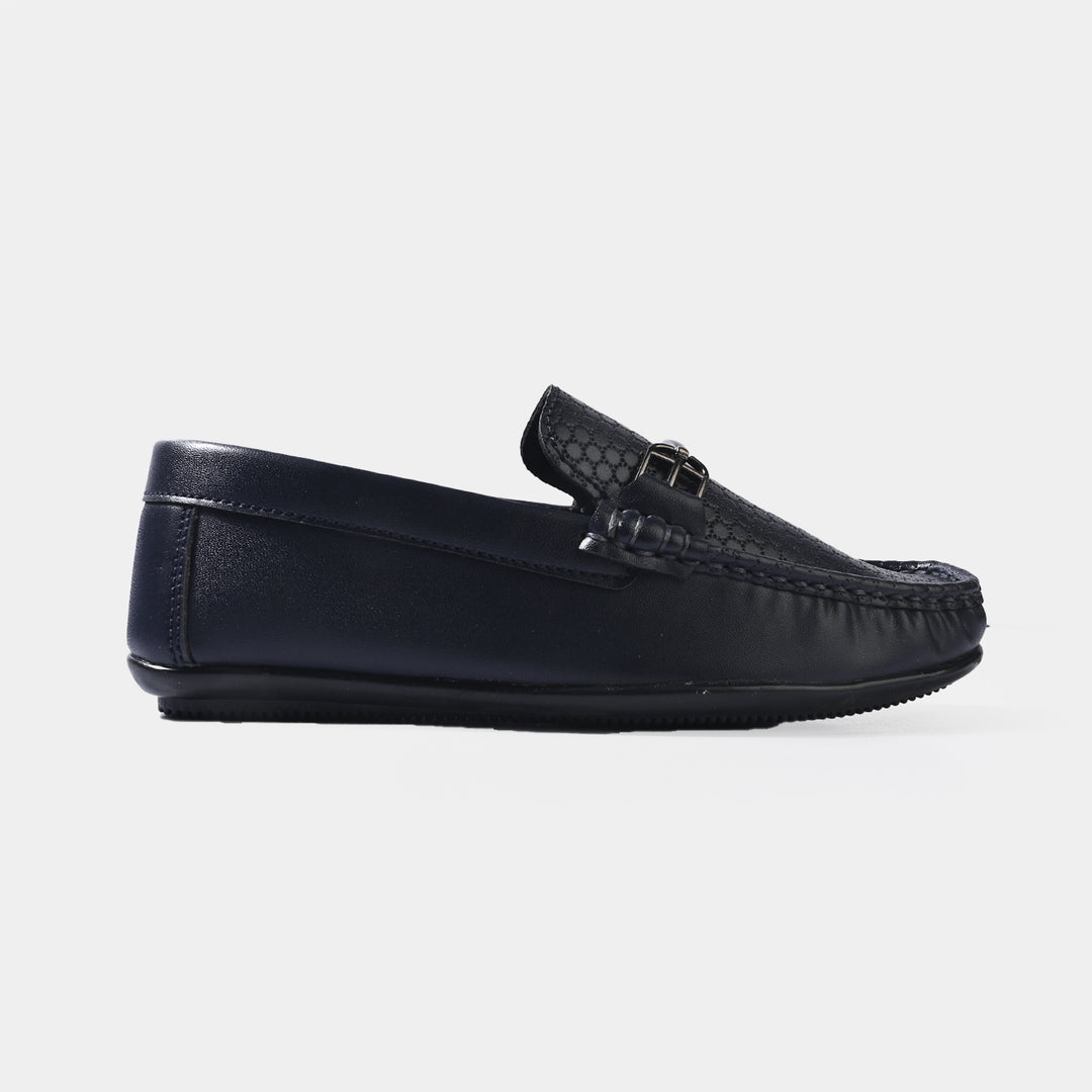 Boys Loafer SS-004-NAVY