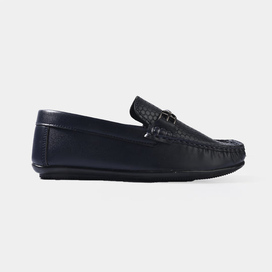 Boys Loafer SS-004-NAVY
