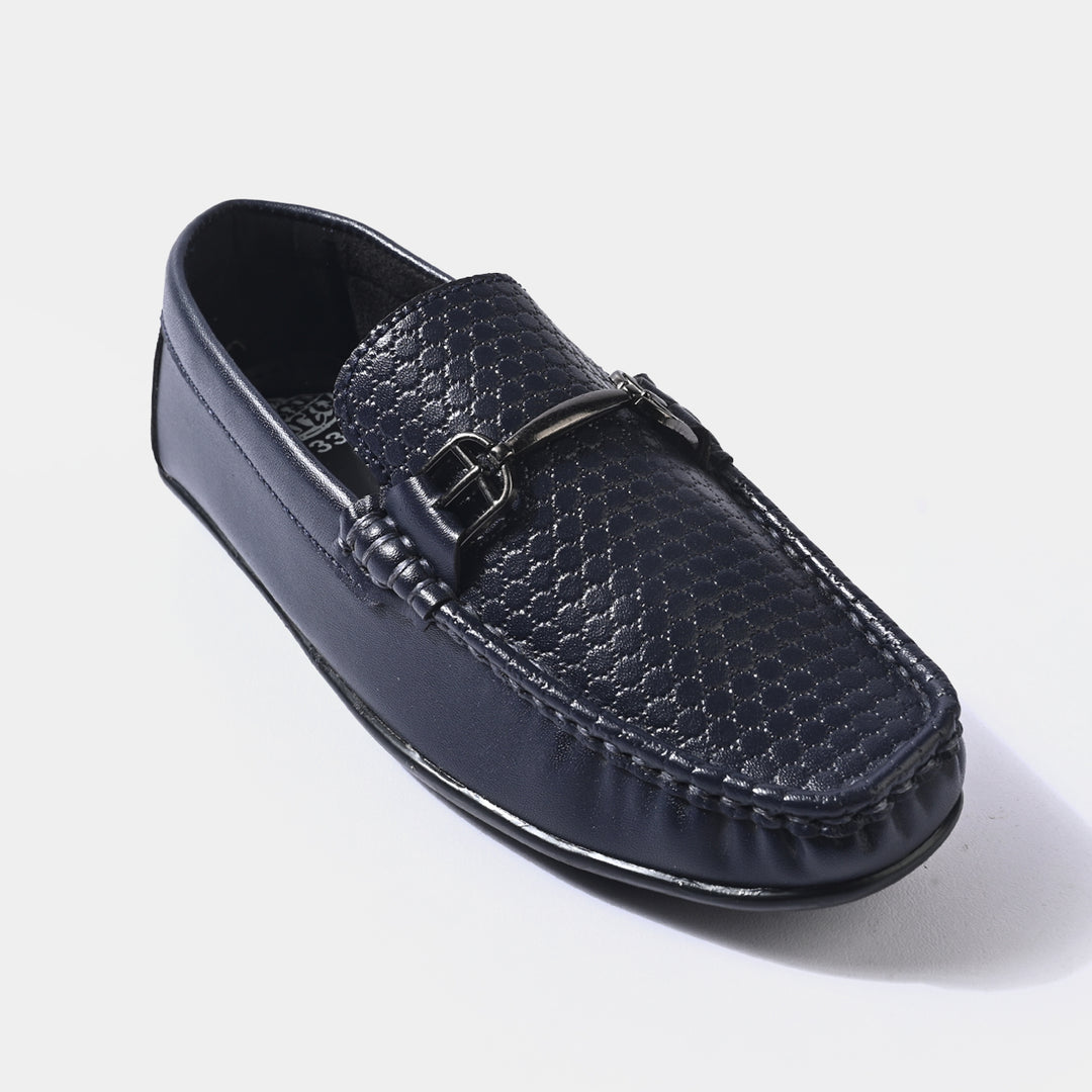 Boys Loafer SS-004-NAVY