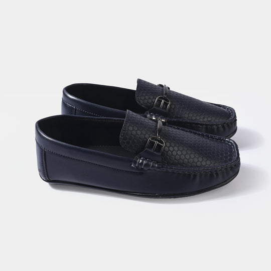 Boys Loafer SS-004-NAVY