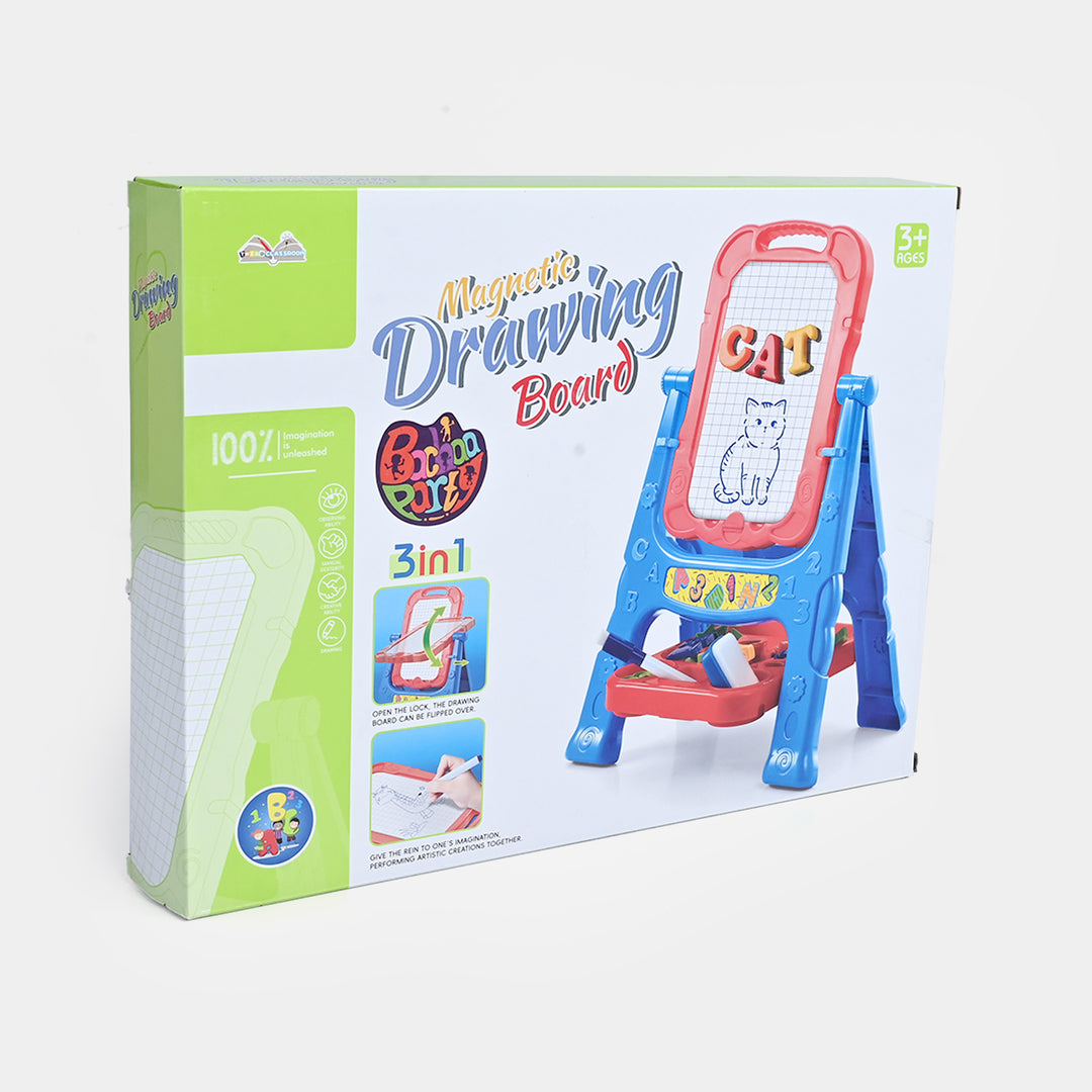 3-in-1 Kids Art Drawing Board For Kids