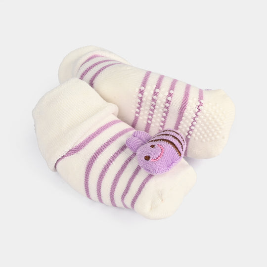Baby Non-Slip Socks/Booties | 6-12M