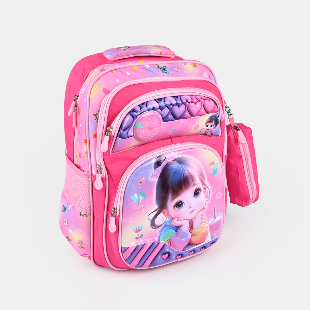 Fun & Playful Kids Backpack For School Days for Girls | 16"