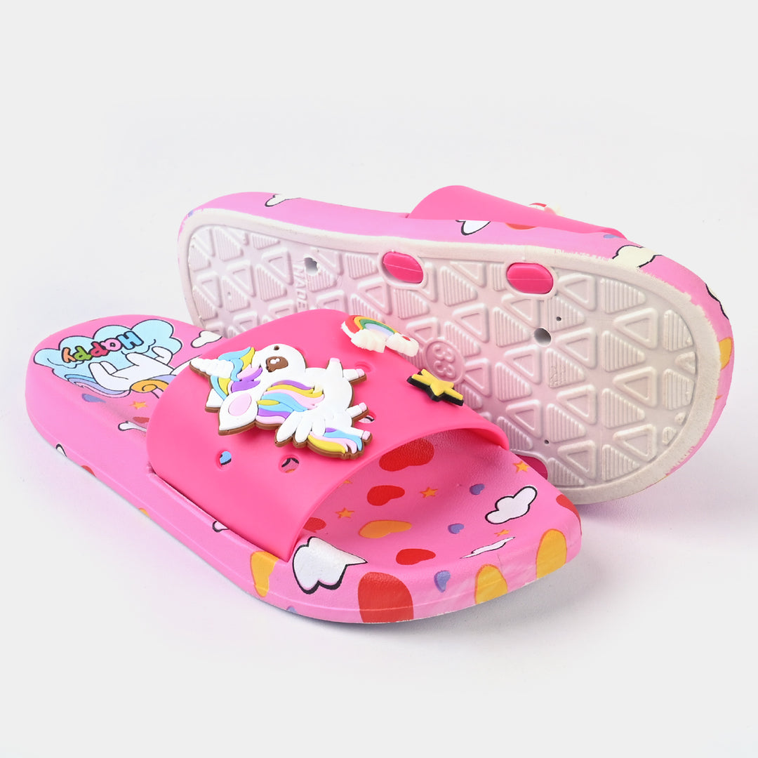 Girls Slippers DF-73-Fuchsia