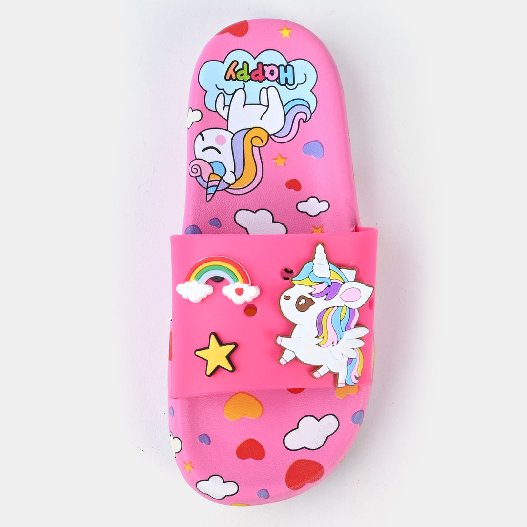 Girls Slippers DF-73-Fuchsia