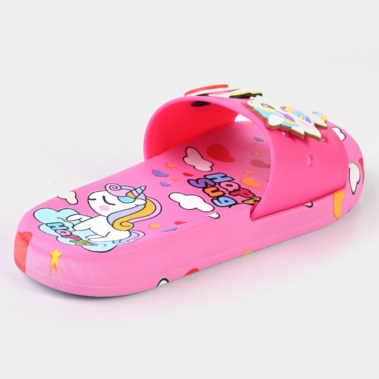 Girls Slippers DF-73-Fuchsia