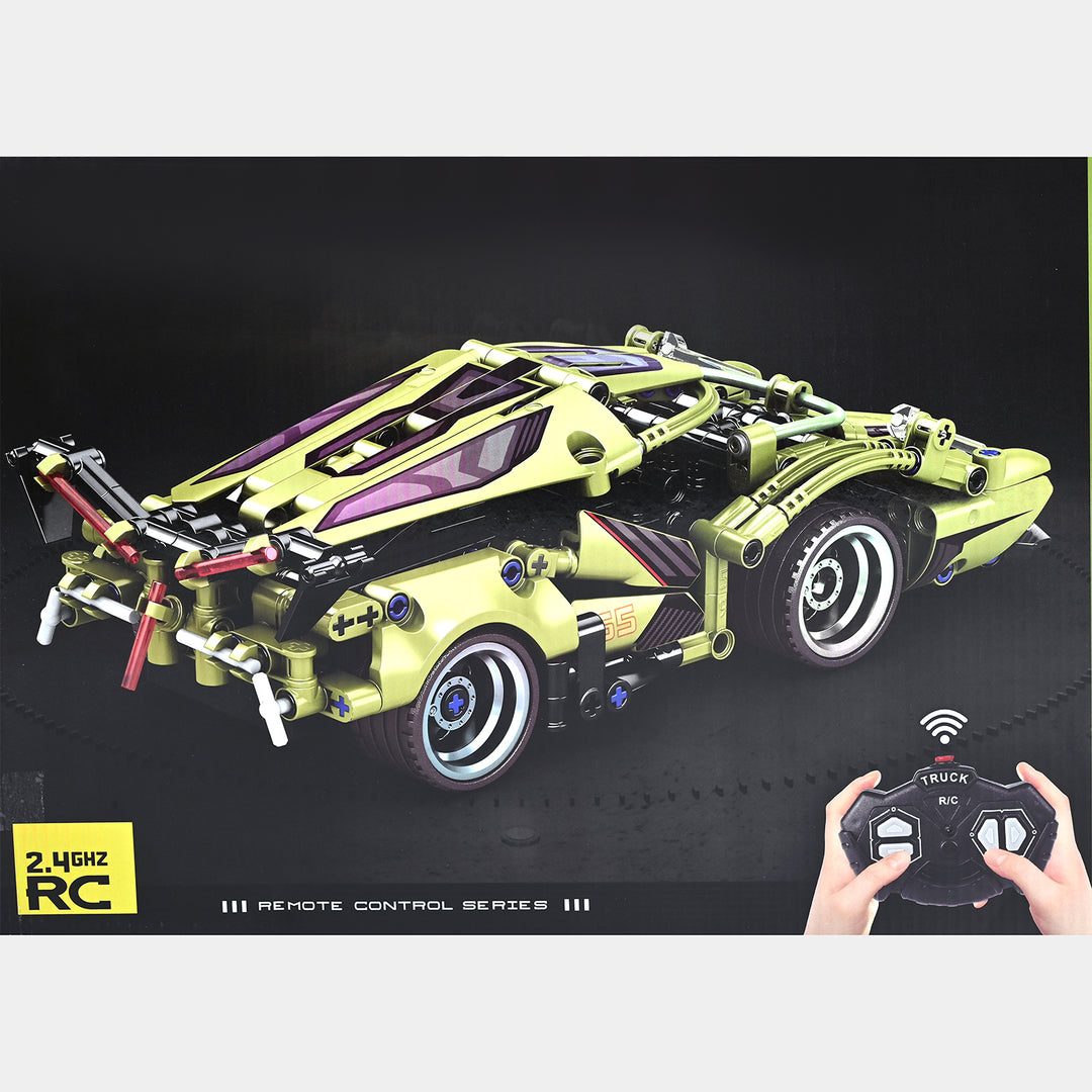 Racing Remote Control Car Building Block Set