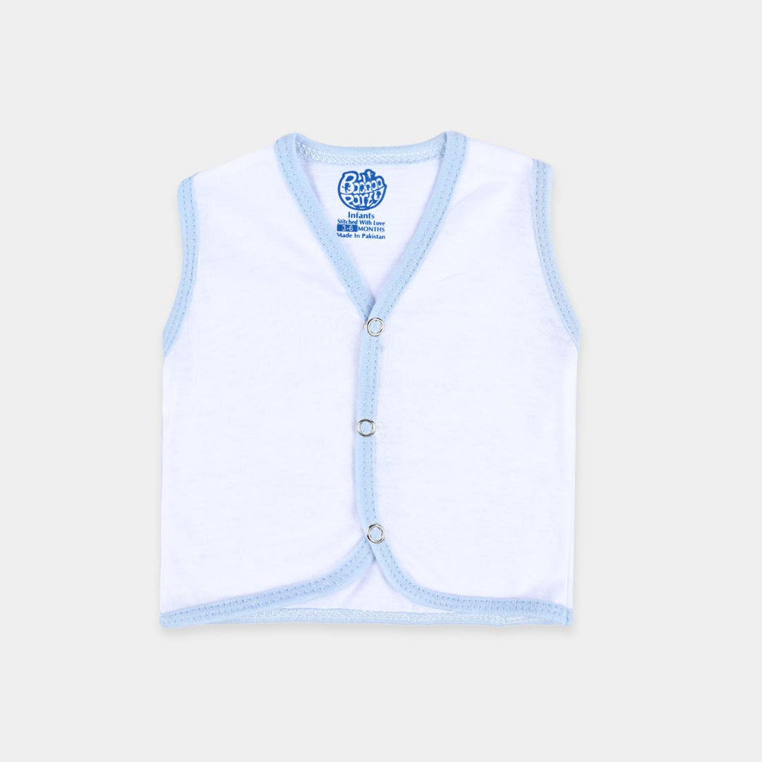 Infant Unisex Cotton Sando Vest Pack of 3 - White
