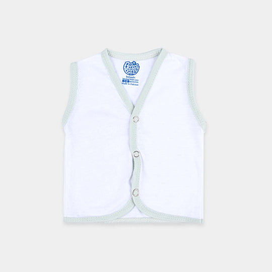 Infant Unisex Cotton Sando Vest Pack of 3 - White