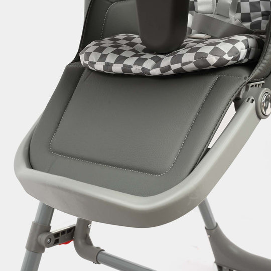 Electric Swing + High Chair Joyous JY-018 Grey