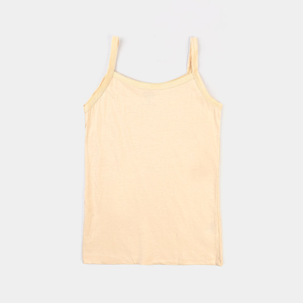 Girls Cotton Cami Pack of 2 (Basic) - Skin