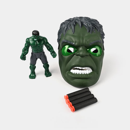 Blaster Target Toy with Hero Character & Mask