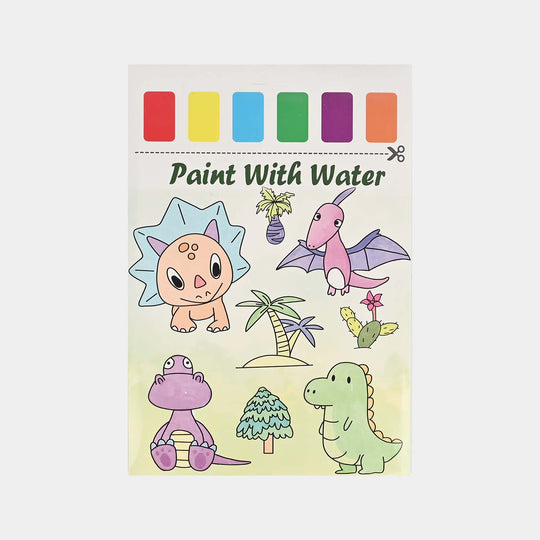 Dinosaur-Themed Paint-With-Water Book