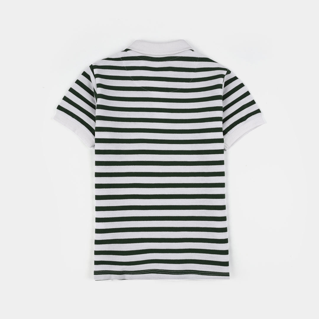 Boys Cotton PK Polo (Daily Core) - White