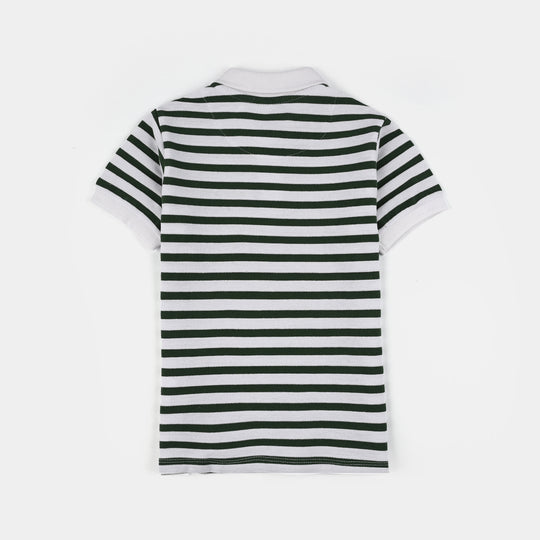 Boys Cotton PK Polo (Daily Core) - White