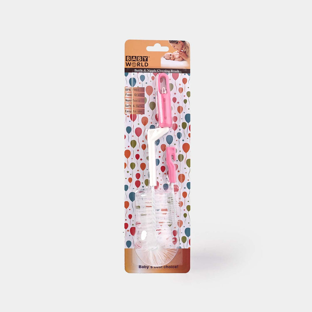 Bottle & Nipple Cleaner Brush | 7379 Pink