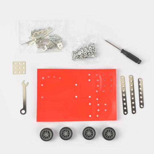 Iron Puzzle Assembly Racing Car | 133Pcs