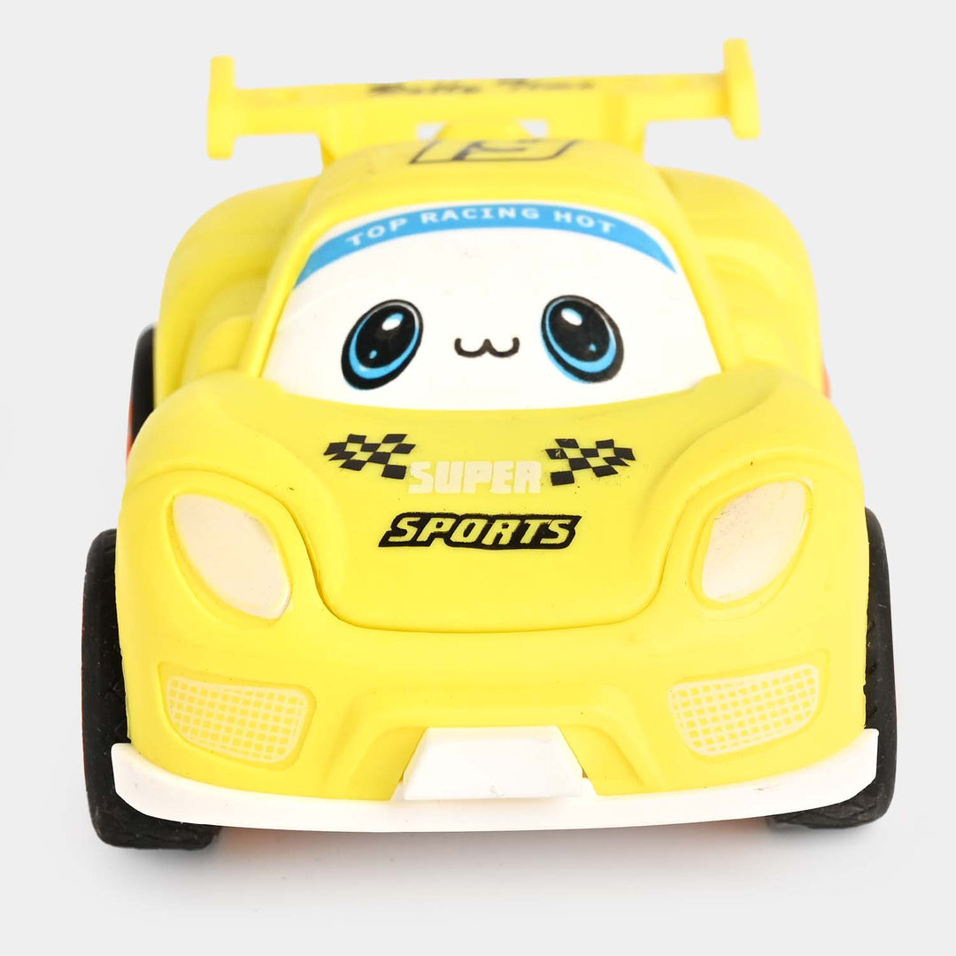 Friction Transform Model Car Yellow For Kids