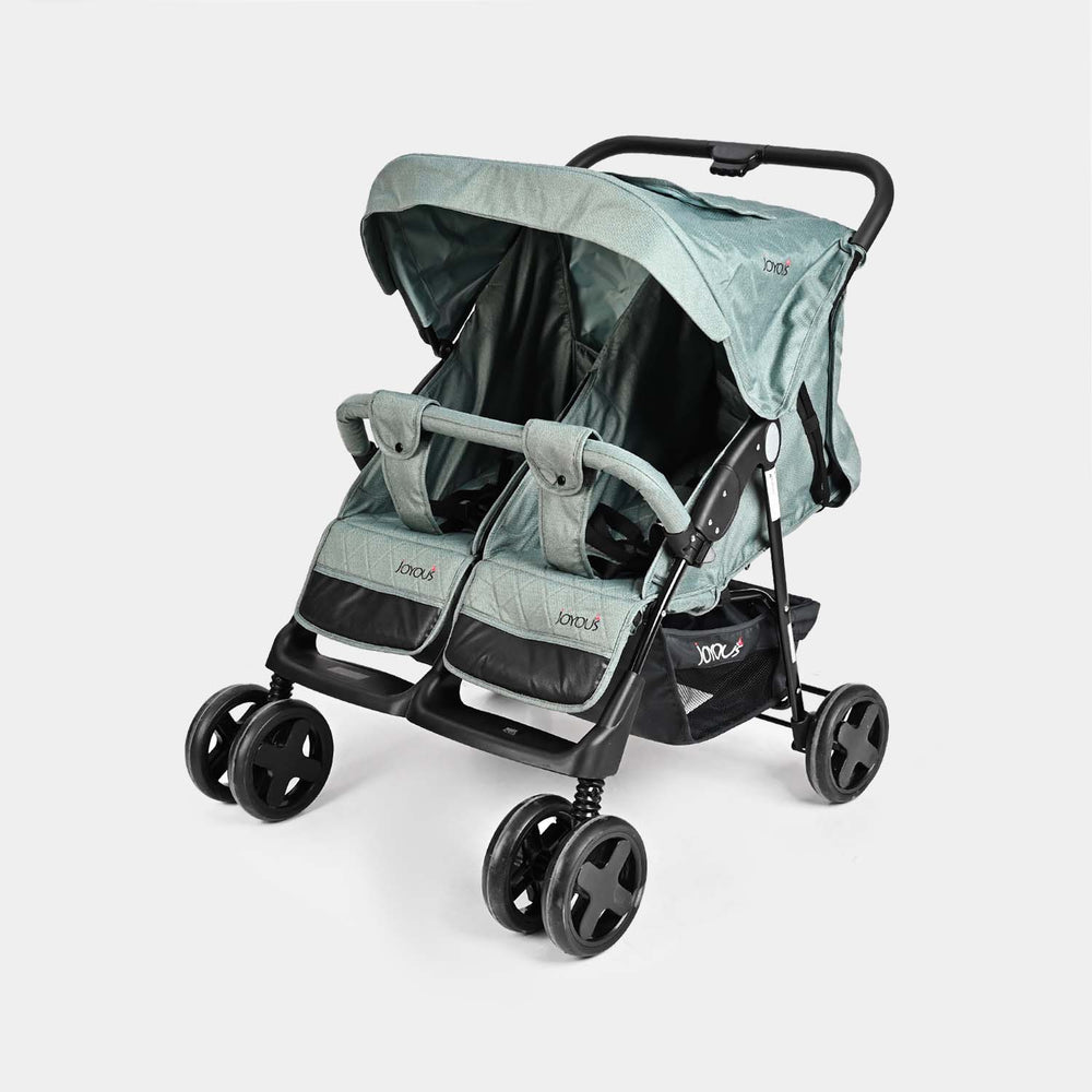 Twins Stroller Side by Side Joyous | JY212 Grey