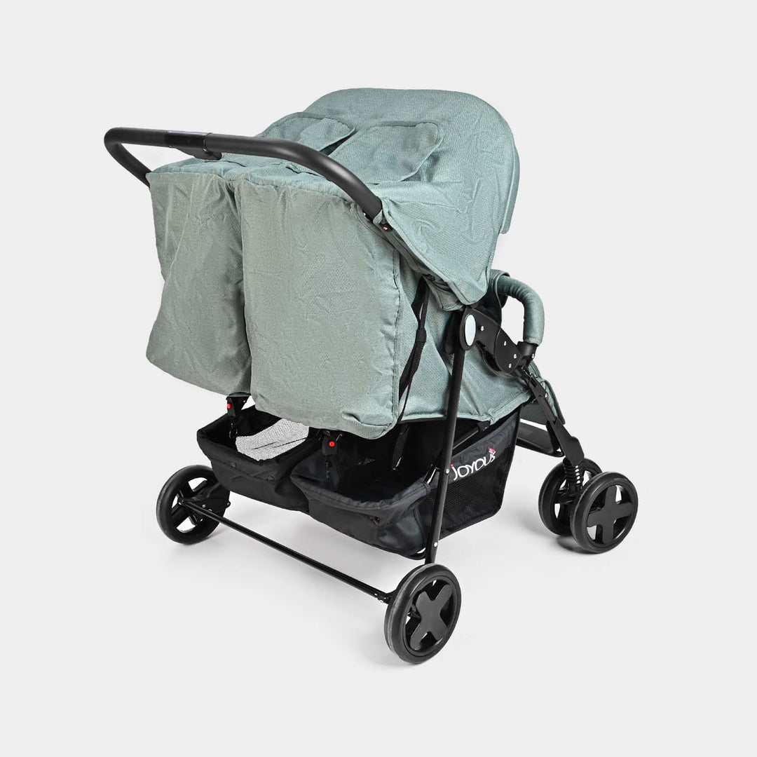 Twins Stroller Side by Side Joyous | JY212 Grey