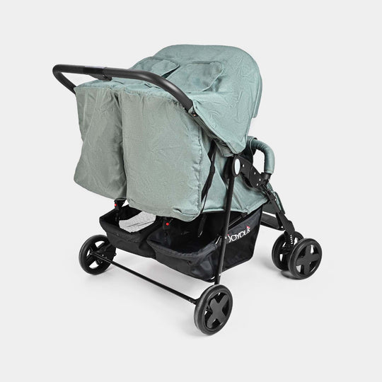 Twins Stroller Side by Side Joyous | JY212 Grey