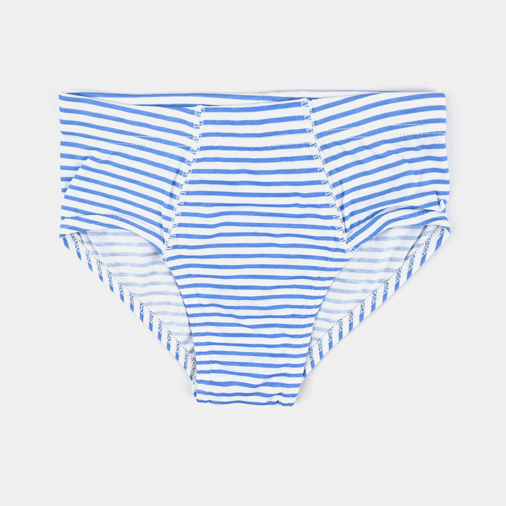 Boys Cotton Jersey Brief Pack of 2 - Red/Light Blue
