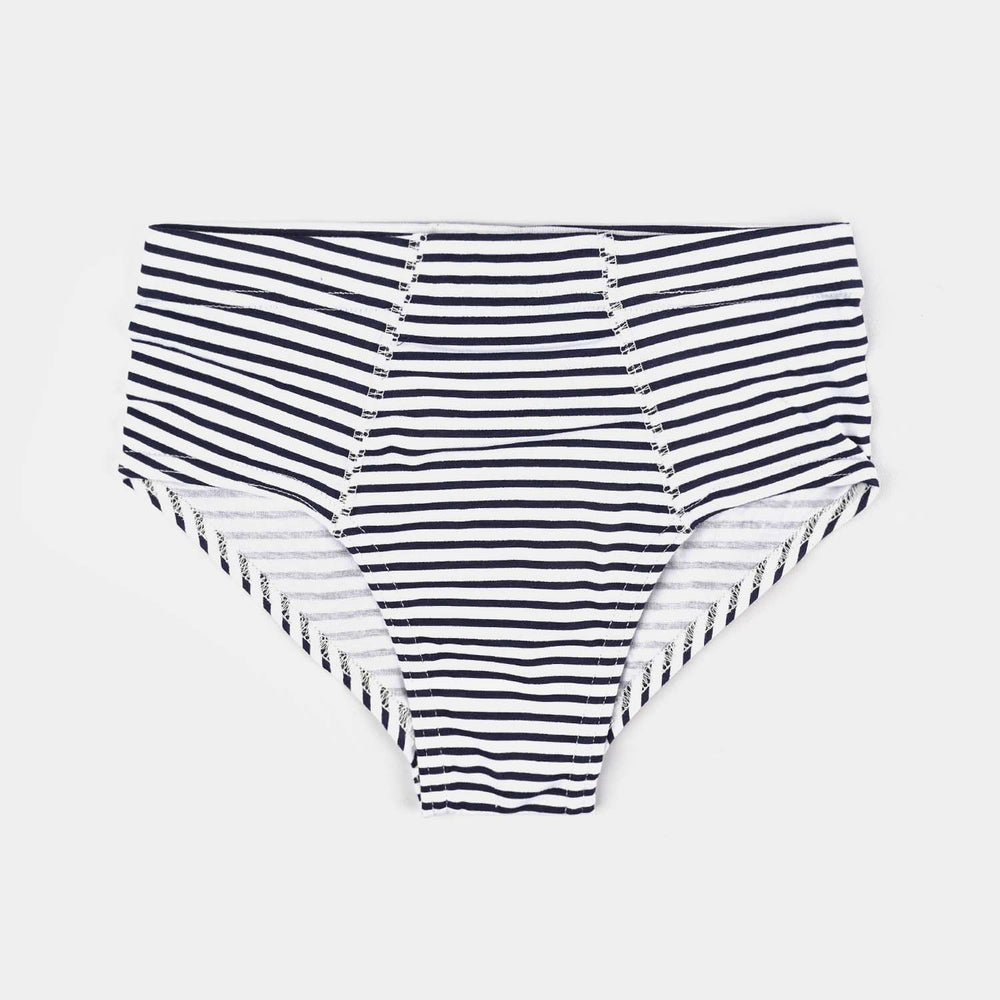 Boys Cotton Jersey Brief Basic Pack of 2 - Navy/White
