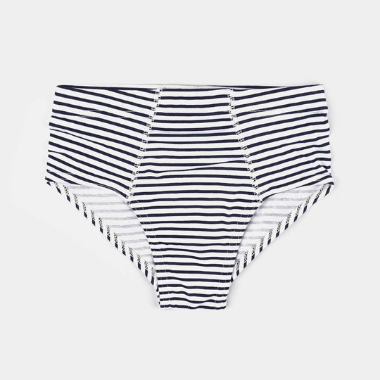 Boys Cotton Jersey Brief Basic Pack of 2 - Navy/White