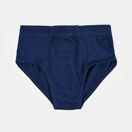 Boys Cotton Jersey Brief Basic Pack of 2 - Navy/White