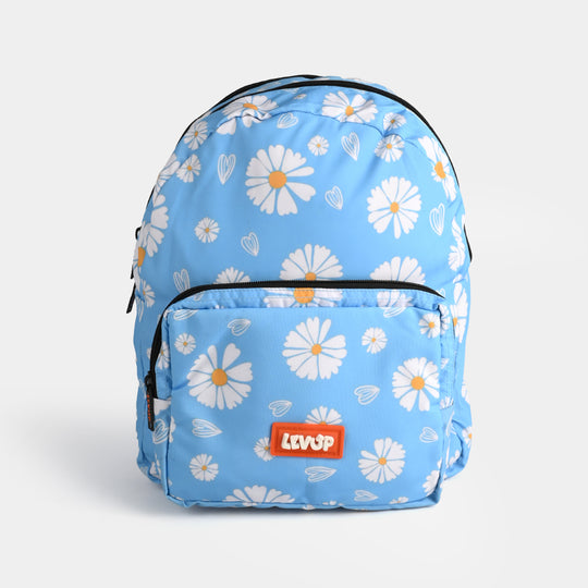 LEVUP 15" Floral School Backpack for Girls | Grade KG