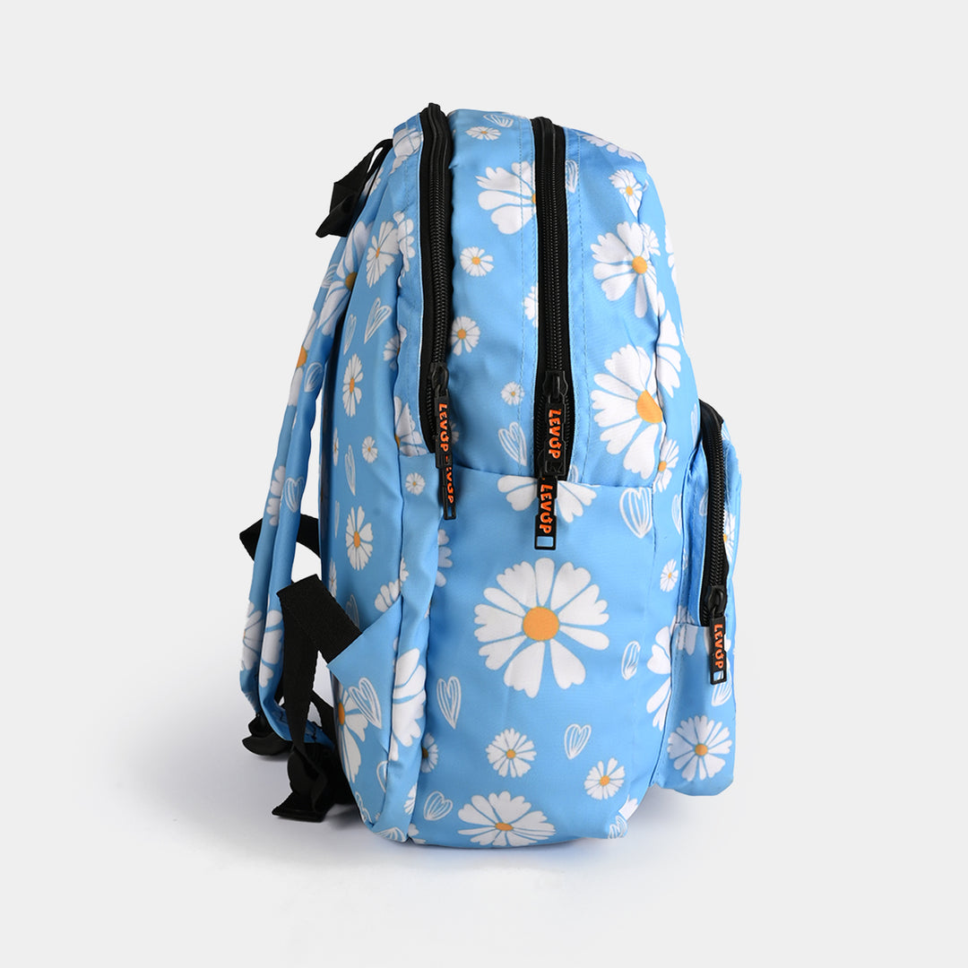 LEVUP 15" Floral School Backpack for Girls | Grade KG