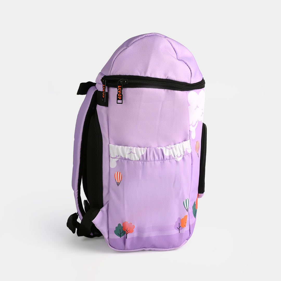LEVUP 14" Top Open School Backpack for Kids | Grade KG