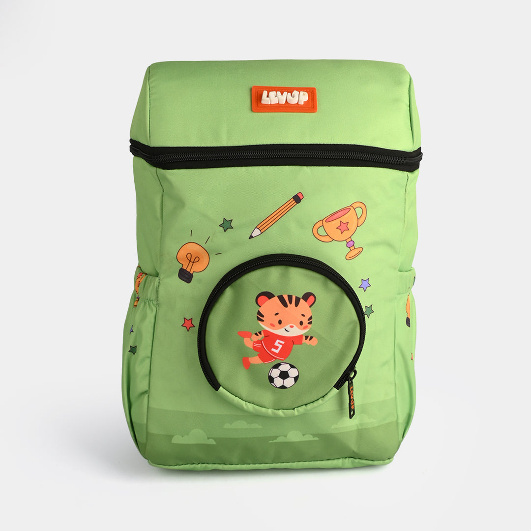 LEVUP 14" Top Open School Backpack for Kids | Grade KG