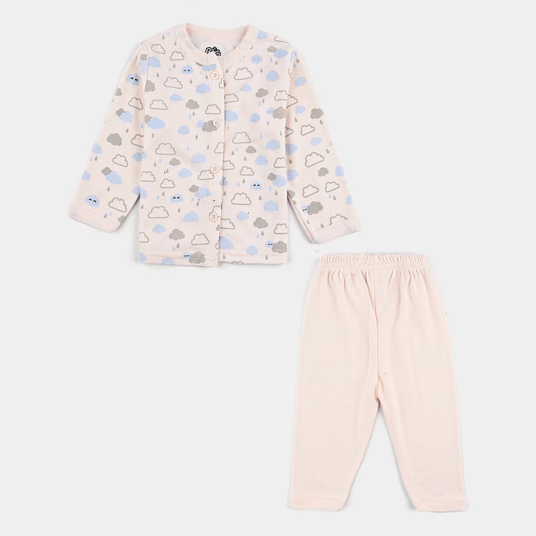 Infant Unisex Cotton Jabla Pajama Suit