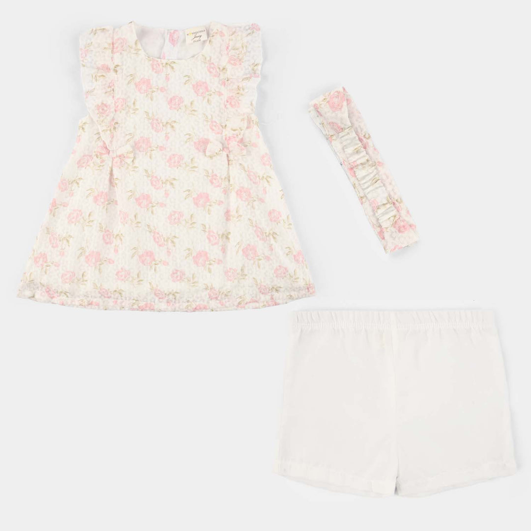 Infant Girls Cotton Interlock Fancy Frock