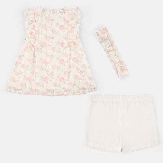 Infant Girls Cotton Interlock Fancy Frock