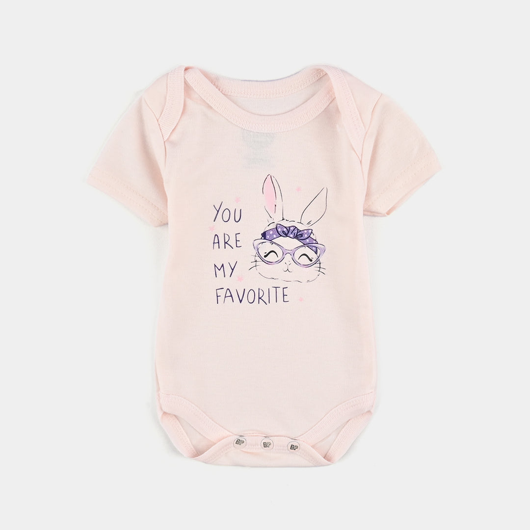 Infant Unisex Short Sleeve Romper/Bodysuit Set (Pack of 3)