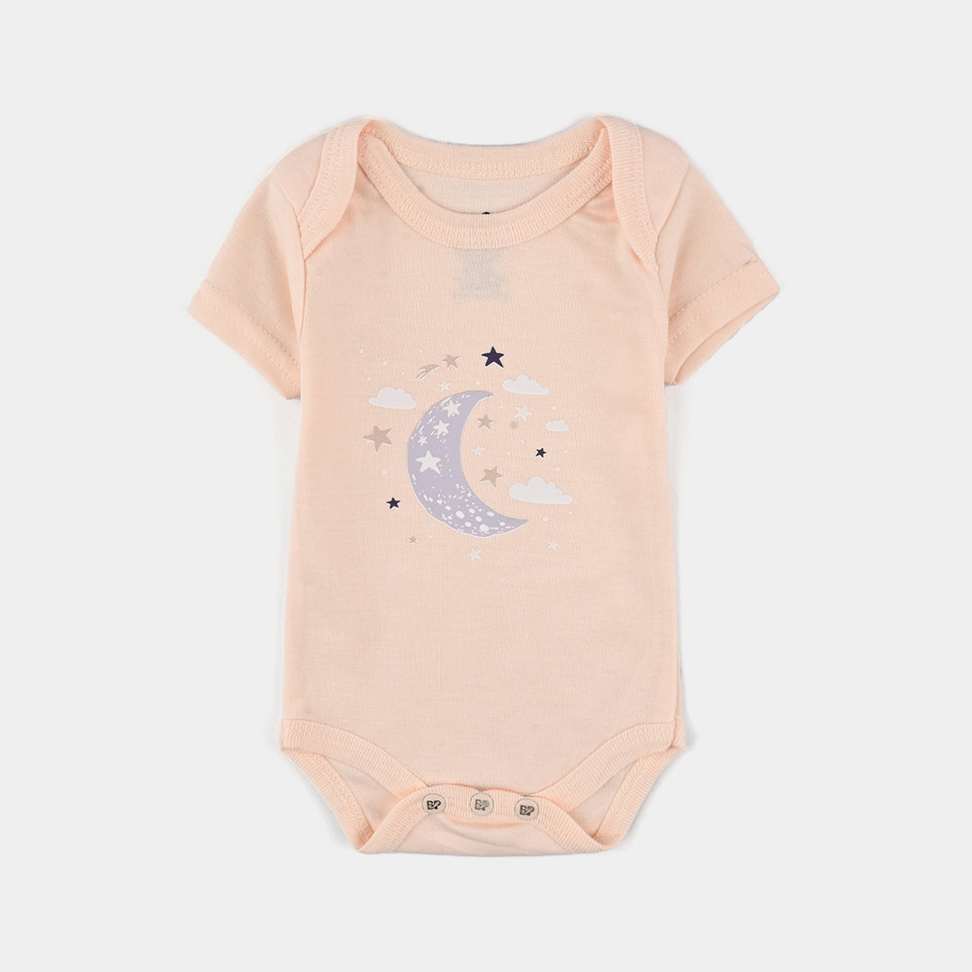 Infant Unisex Short Sleeve Romper/Bodysuit Set (Pack of 3)