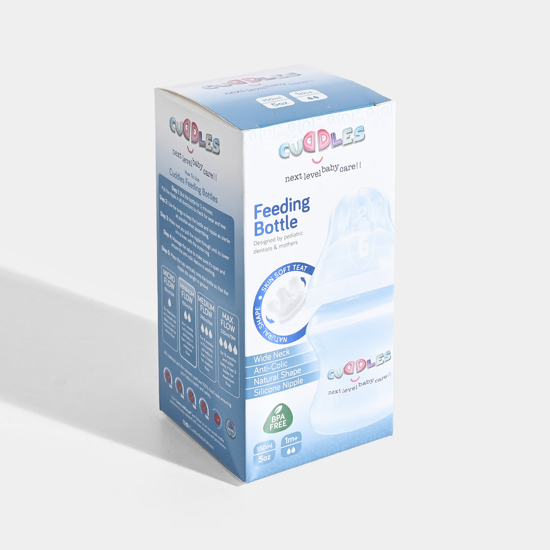 Cuddles Feeder Bottle 150Ml Blue