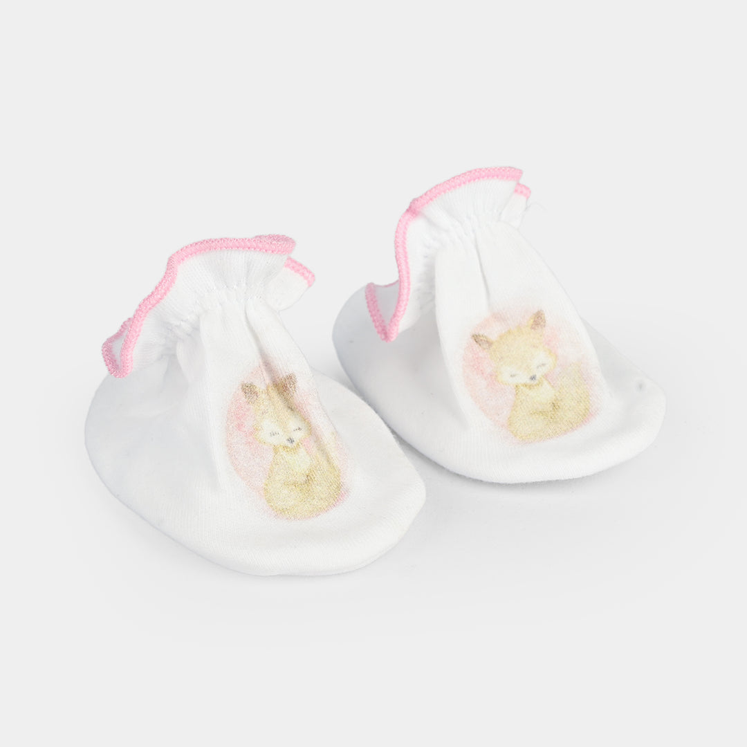 Soft Cotton Baby Booties | 0-6M