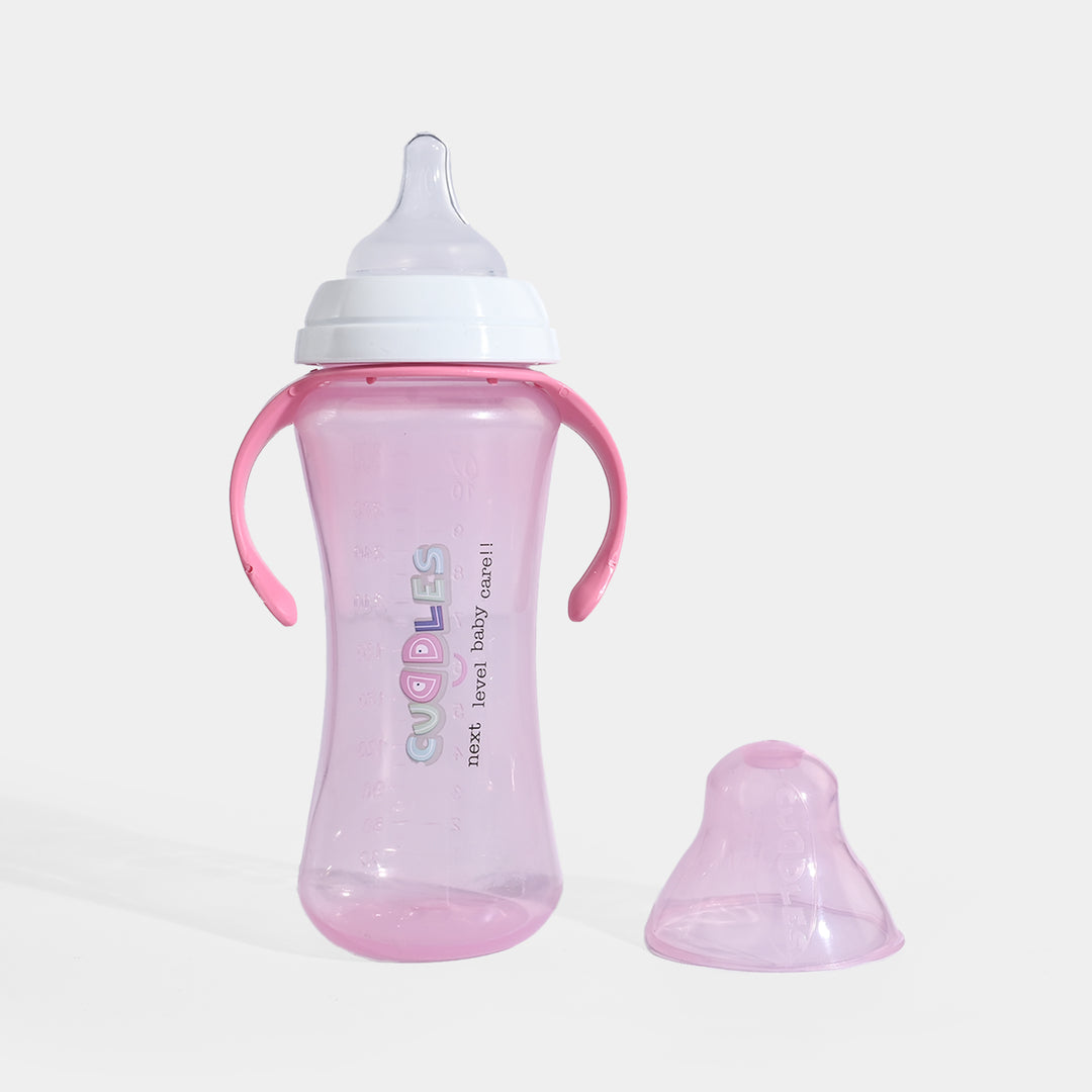 Cuddles Feeder Bottle 330Ml Pink