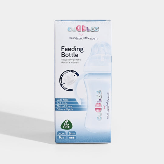 Cuddles Feeder Bottle 260Ml Blue