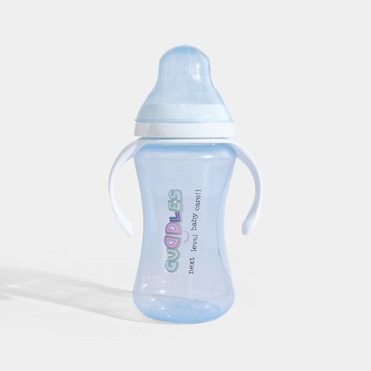 Cuddles Feeder Bottle 260Ml Blue